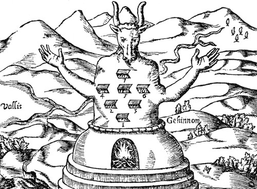Moloch, Ammonite Sun God Poster Print by Science Source