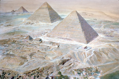 Giza Necropolis, 20th Century Poster Print by Science Source - Item # VARSCIBZ6455