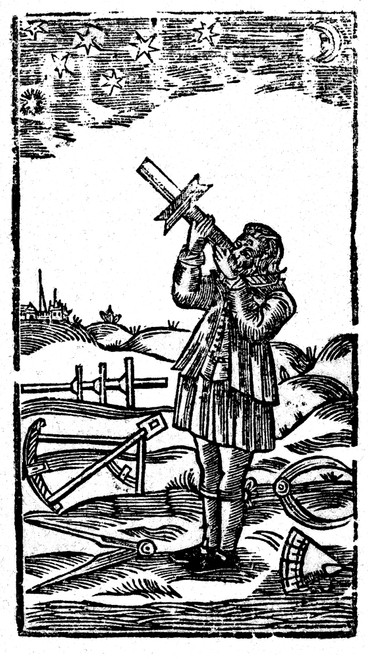 Navigational Instruments, Historical Woodcut Poster Print by Science Source - Item # VARSCIJC2946