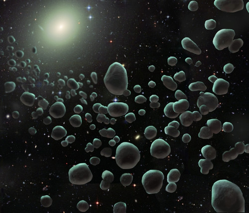 Asteroid Belt, Illustration Poster Print by Spencer Sutton/Science Source - Item # VARSCIJB2287