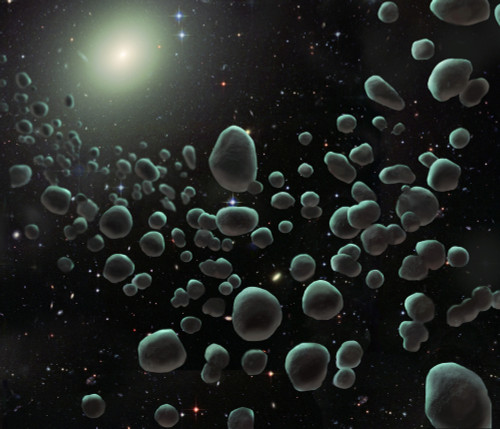 Asteroid Belt, Illustration Poster Print by Spencer Sutton/Science Source - Item # VARSCIJB2287
