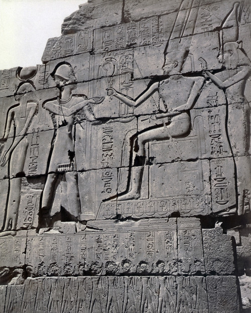 Ramesseum, Bas-Relief, 19th Century Poster Print by Science Source