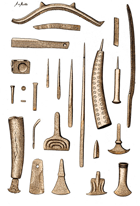 Late Bronze Age Tools, Illustration Poster Print by Science Source - Item # VARSCIJB4981