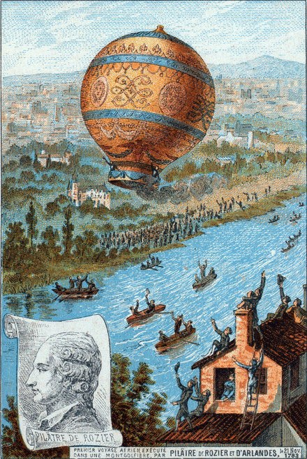 First Untethered Balloon Flight, 1783 Poster Print by Science Source - Item # VARSCIBY2775