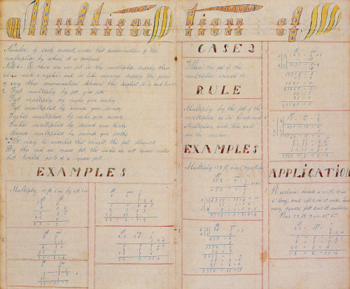 19th Century Amish Math Book Poster Print by Science Source