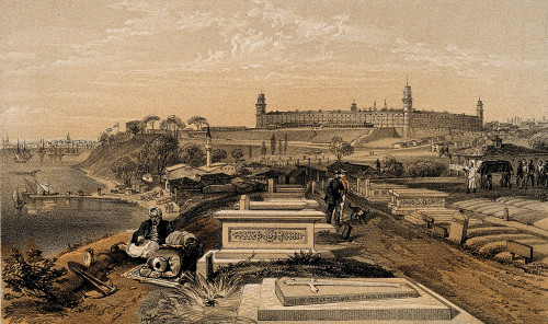 Hospital and Cemetery at Scutari, c.1854 Poster Print by Science Source - Item # VARSCIJB2937