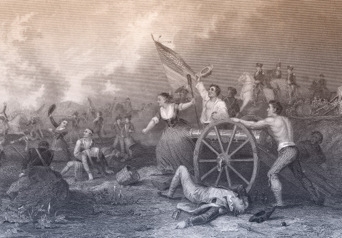 Molly Pitcher at the Battle of Monmouth, 1778 Poster Print by Science Source - Item # VARSCIBS5174