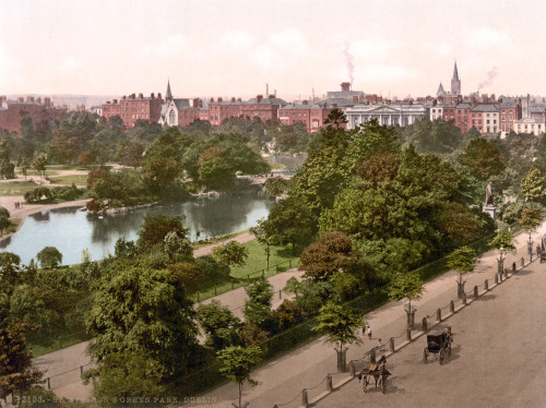 St. Stephen's Green, Dublin, Ireland, 1890s Poster Print by Science Source - Item # VARSCIJA7169
