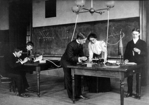 High School Science Class, 1899 Poster Print by Science Source - Item # VARSCIBY5566