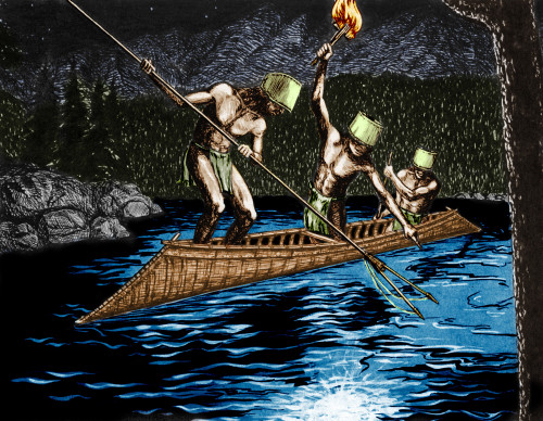 Shuswap Night Fishing, Canada Poster Print by Science Source - Item # VARSCIJE8977