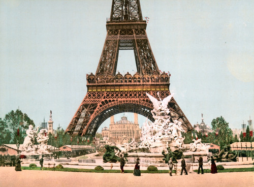 Eiffel Tower, Exposition Universelle, 1900 Poster Print by Science Source - Item # VARSCIJA6324