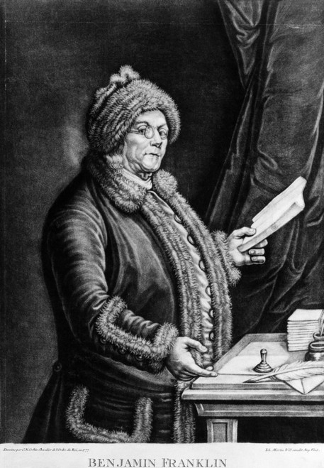 Benjamin Franklin, American Polymath Poster Print by Science Source - Item # VARSCI9A8146