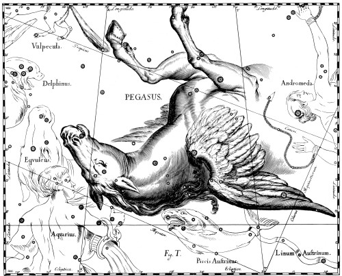Pegasus Constellation, Hevelius, 1687 Poster Print by Science Source - Item # VARSCIBX9605