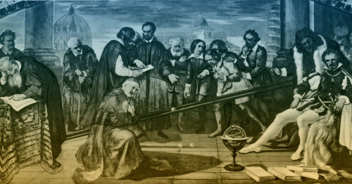 Galileo's Gravity Experiment Poster Print by Science Source - Item # VARSCIBP7390