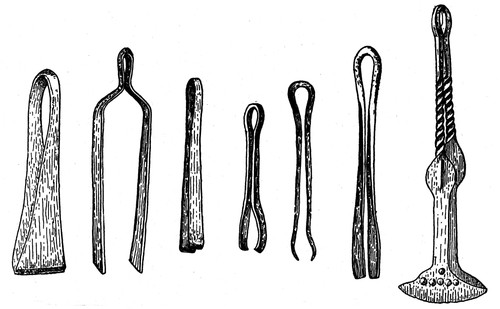 Iron Age Depilatory Tweezers, Illustration Poster Print by Science Source - Item # VARSCIJB4454