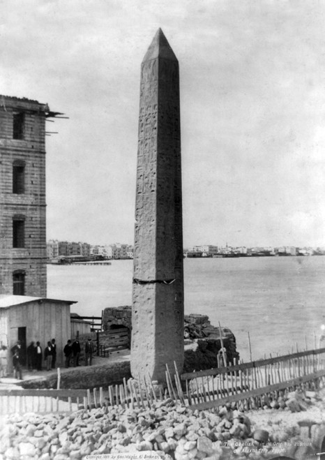 Cleopatra's Needle, Alexandria, 1880 Poster Print by Science Source - Item # VARSCIJA1306