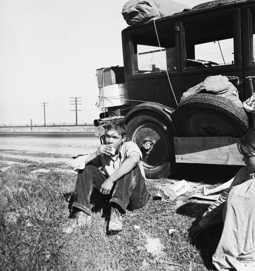 Oklahoma Drought Refugee Poster Print by Science Source - Item # VARSCI9B8774