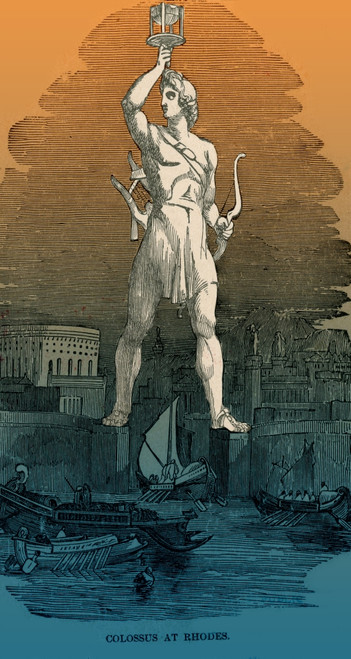Ancient Wonder of the World, Colossus of Rhodes Poster Print by Science Source - Item # VARSCIBP9718