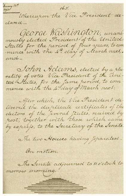 US Senate journal, 1794 Poster Print by Science Source - Item # VARSCIBR6673