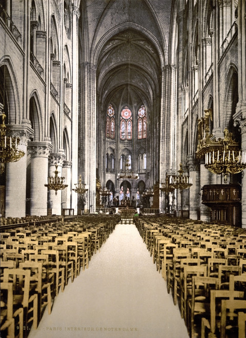 Notre Dame, 1890s Poster Print by Science Source - Item # VARSCIJA6307