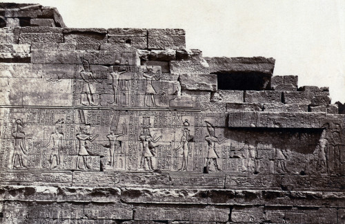 Karnak Temple Complex Bas-Relief, 19th Century Poster Print by Science Source