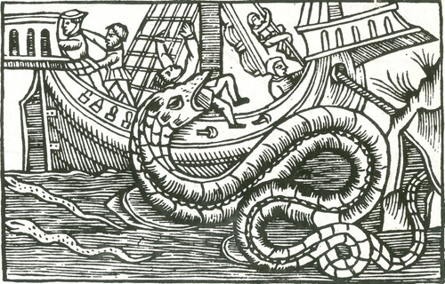Kraken Attacking Ship, 1555 Poster Print by Science Source - Item # VARSCIBY0472