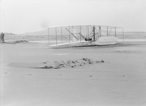 Damaged Wright Flyer, 1903 Poster Print by Science Source