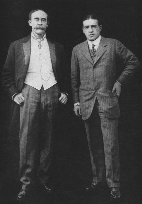 Polar Explorers Peary and Shackleton Poster Print by Science Source - Item # VARSCI9N2976