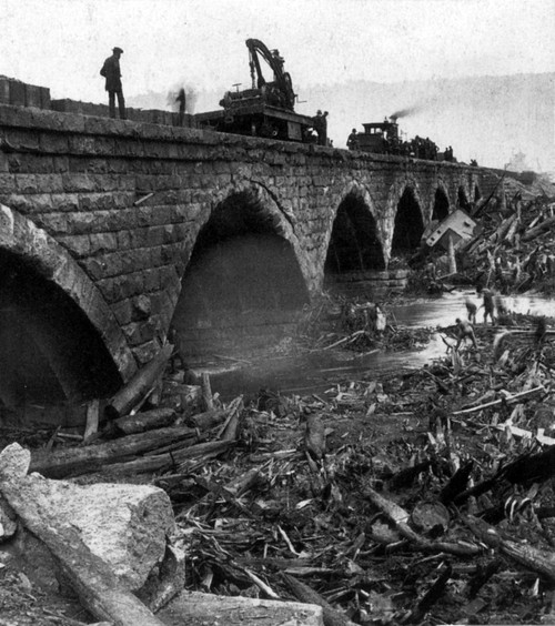 Johnstown Flood, 1889 Poster Print by Science Source - Item # VARSCIBX2458