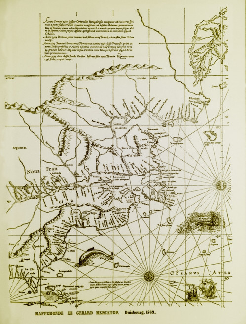 Mercator Map Poster Print by Science Source - Item # VARSCIBT3601