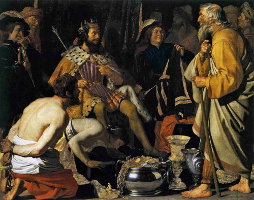 Solon, Sage of Greece, and King Croesus Poster Print by Science Source