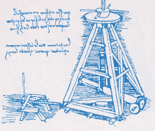 Da Vinci Invention, Lifting Machine Poster Print by Science Source - Item # VARSCIBU5981