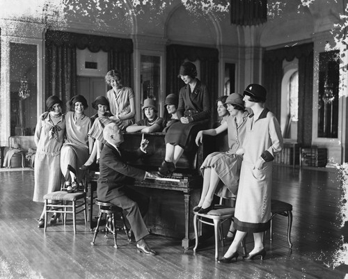 Debutantes Rehearsing Musical, 1925 Poster Print by Science Source - Item # VARSCI8I5582