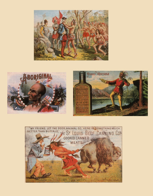 Racist Advertisements Featuring Native Americans Poster Print by Science Source - Item # VARSCIBV1059
