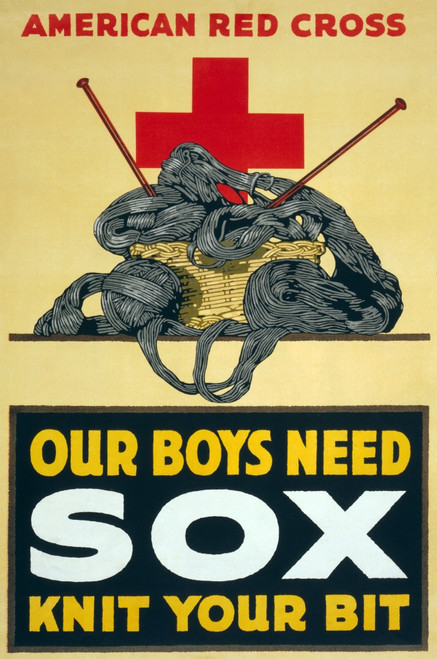 WWI, American Red Cross Campaign, 1918 Poster Print by Science Source - Item # VARSCIBZ6409