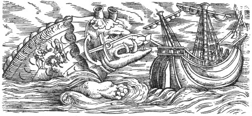 Aspidochelone, Legendary Sea Monster Poster Print by Science Source