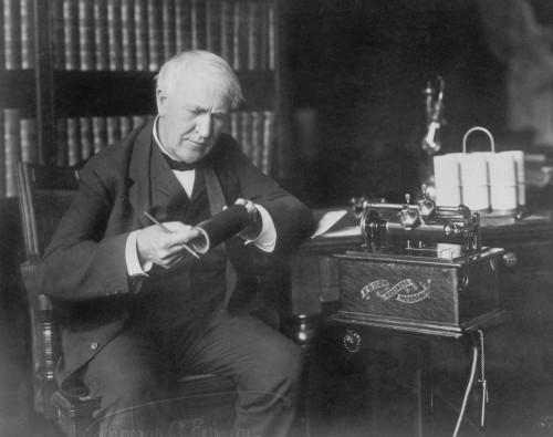 Thomas Edison, American inventor Poster Print by Science Source - Item # VARSCI9A8236