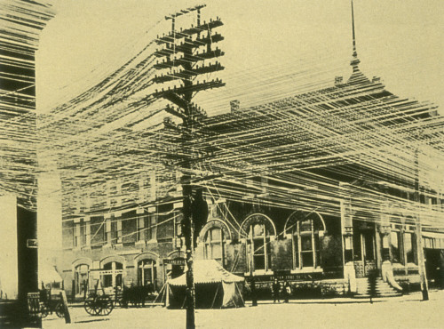 Bell Telephone System Wires, 1900 Poster Print by Science Source - Item # VARSCIBZ5736