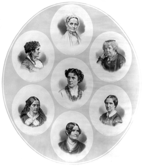 Suffragettes of the Women's Rights Movement, 1870 Poster Print by Science Source