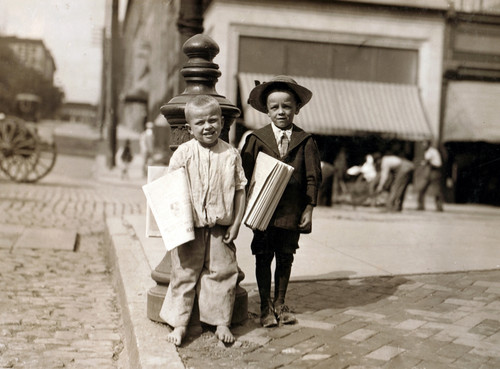 Richmond Newsboys, Lewis Hine, 1911 Poster Print by Science Source - Item # VARSCIJB8650