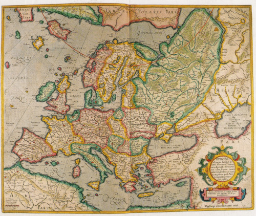 Mercator's Map of Europe Poster Print by Science Source