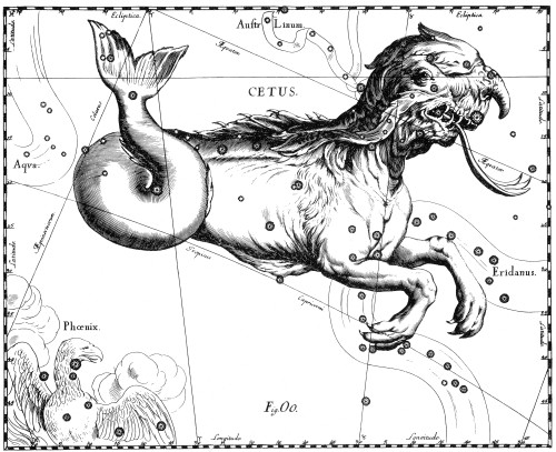 Cetus Constellation, Hevelius, 1687 Poster Print by Science Source - Item # VARSCIBX9585