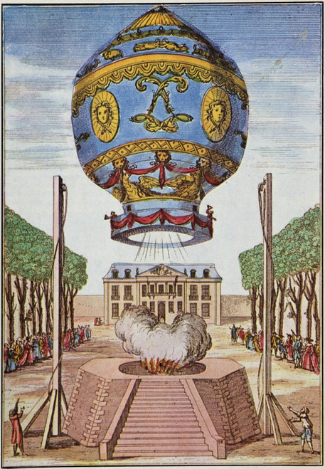 Montgolfier Hot Air Balloon, 1783 Poster Print by Science Source - Item # VARSCIBF3944