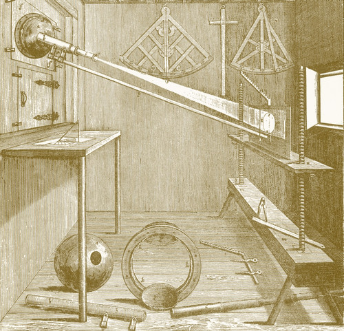 Apparatus of Johannes Hevelius for studying the sun Poster Print by Science Source - Item # VARSCIBP5729