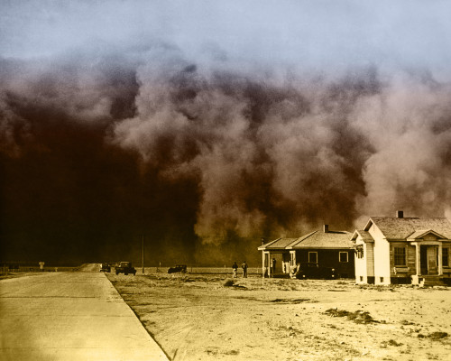 Dust Storm, 1930s Poster Print by Science Source - Item # VARSCIBU4168