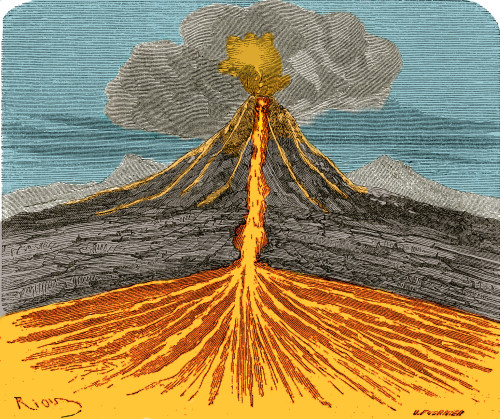 Erupting Volcano Poster Print by Science Source - Item # VARSCIJB1546