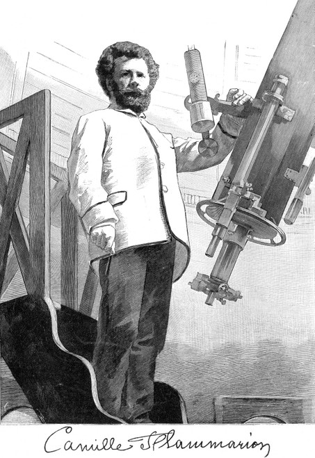 Camille Flammarion, French Astronomer Poster Print by Science Source