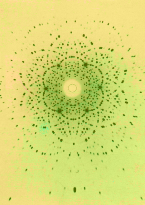 Beryl, X-Ray Diffraction Poster Print by Science Source