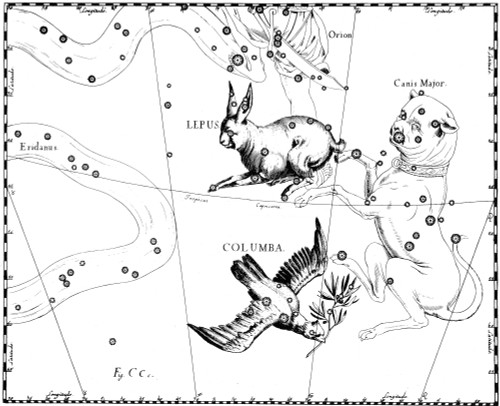 Lepus Constellation, Hevelius, 1687 Poster Print by Science Source - Item # VARSCIBX9597