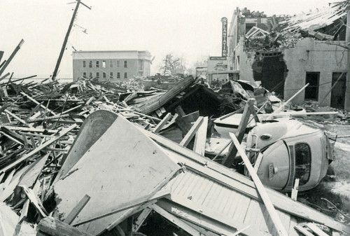 Hurricane Camille Devastation Poster Print by Science Source